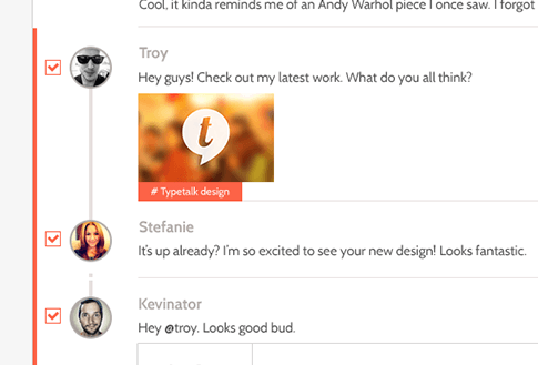 Saved a Talk and never lost a conversation, ever.